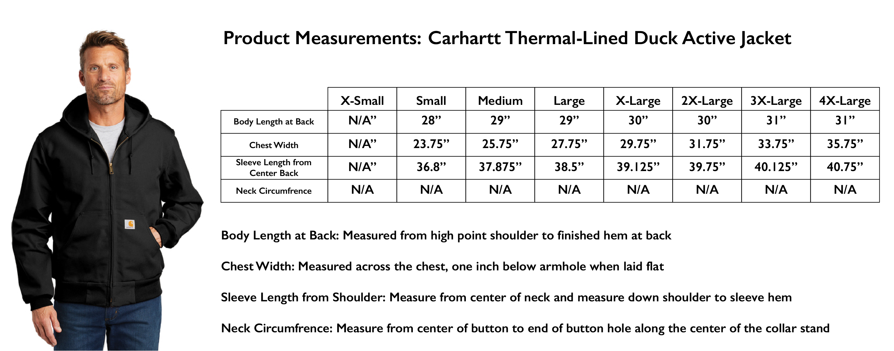 Carhartt ThermalLined Duck Active Jacket Jacuzzi