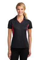 Ladies Side Blocked Micropique Sport-Wick Polo, LST655