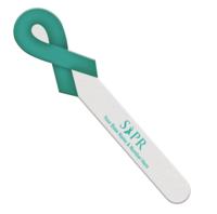 Teal Ribbon Emery Board