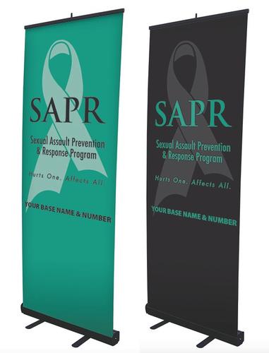 SAPR 31.5" Retractable Banner
