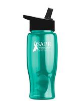 SAPR Teal 27 oz Transparent Bottle
