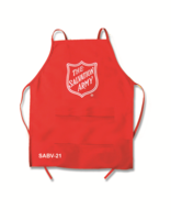 Apron Red With Shield, SABV-21