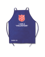 Apron Royal Blue, I Am A Volunteer, With Shield, SABV-18