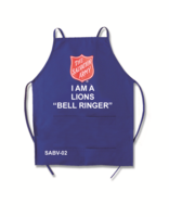 Apron Royal Blue, Club, I Am A Lions Bell Ringer, With Shield, SABV-02