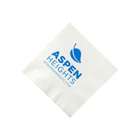 White Beverage Napkin