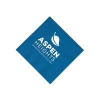 Blue Beverage Napkin