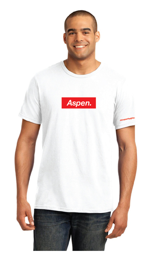 Aspen Supreme Tee 2 Location Imprint