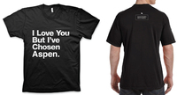 Aspen I love you but West Campus Tee Comfort Colors