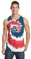 Aspen Heights & Aspen Patriotic Tie-Dye Tanks