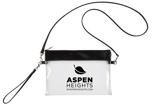 Game Day Clear Wristlet Pouch