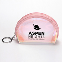 Holographic Shell-Shaped Coin Wallet