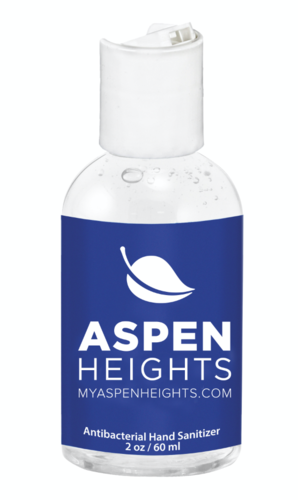 2 oz Antibacterial Hand Sanitizer Full Color Label
