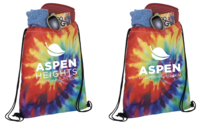 Tie-Dye Cinch Bag