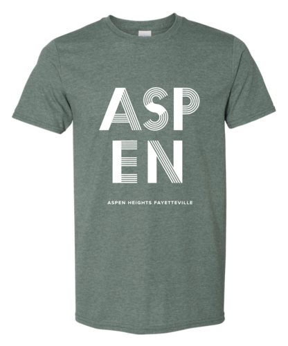 Aspen Heights Solid Stripe Tee