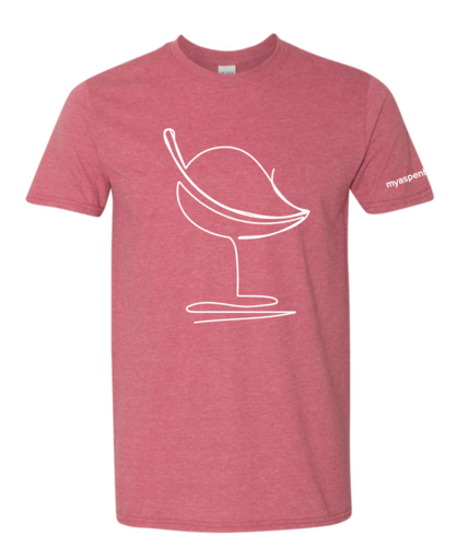 Aspen Sketch Leaf Tee