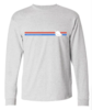 Retro Stripe Leaf Long Sleeve Tee