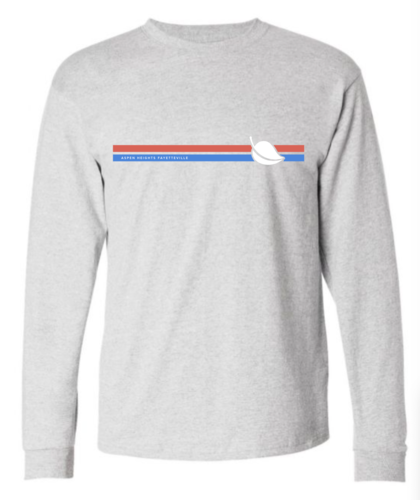 Retro Stripe Leaf Long Sleeve Tee
