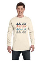 Retro Aspen Repeat Long Sleeve Tee