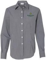 Van Heusen Button Up Long Sleeve Women's Gingham Check Shirt $43.50