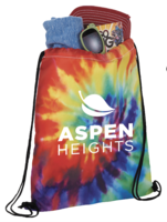 Tie Dye Drawstring Bag