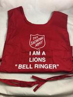 CLEARANCE-Red Smock with Lions Bellringer logo