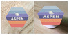 Aspen Orange Ombre Hexagon