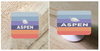 Aspen Orange Ombre Square