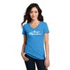 Women's District Perfect Blend V-Neck Tee - $20 - Turquoise