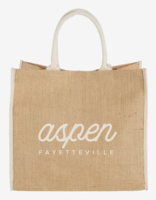Large Jute Shopper Tote