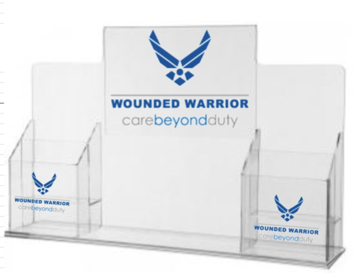 AFW2 Wounded Warrior Vertical Counter Sign Holder