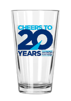 20-Years Pint Glass - $10 - SALE
