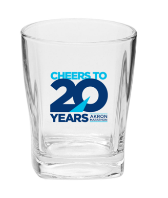 20-Years Rocks Glass - $15