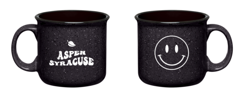 Aspen Smiley Face Campfire Mug 15 oz