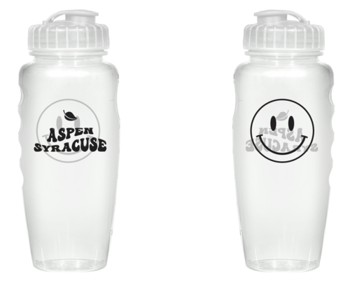 Aspen Smiley Face 30 oz Water Bottle