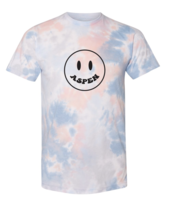 Tie-Dye Smiley Aspen Mouth Face Tees