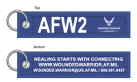 AFW2 Wounded Warrior Flight Tag Woven