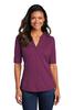 Port Authority ® Ladies Stretch Heather Open Neck Top