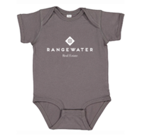 GRAY BABY ONESIE