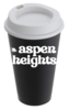 Black Cup White Lid