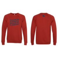 You Belong Here Bella Canvas Sponge Fleece Crew Sweater