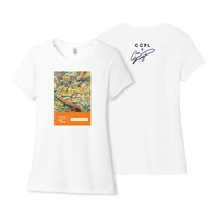 "Book Viewing" by Chi-Irena Wong - CCPL 100th Anniversary Ladies Tee