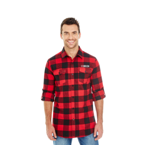 Burnside Men's Plaid Flannel Shirt