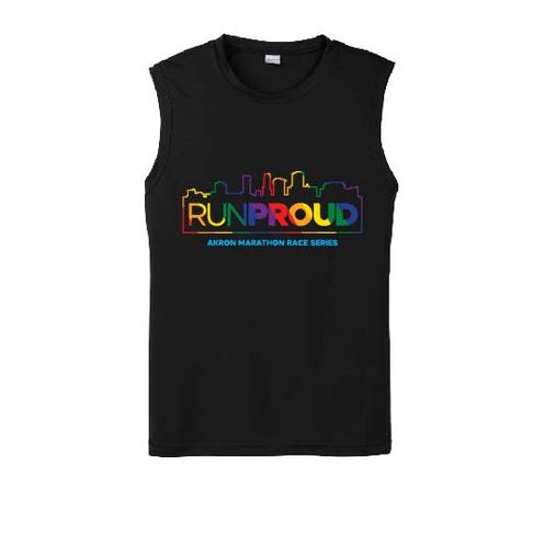 Sport-Tek Sleeveless Tee - Black - Run Proud Logo