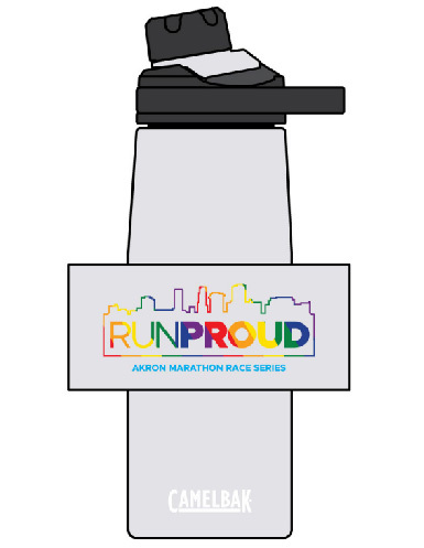 Camelbak 25oz Bottle - CLEAR - Run Proud Logo