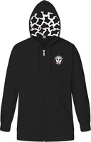 The Classic Full Zip with Cow Spot Hood for Adults