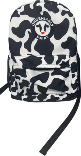 Mini  Cow Spot Backpack with Inside Laptop Pocket 