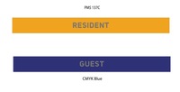 Turn 2025-2026 1/2" Silicone Wristbands GUEST and RESIDENT