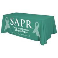 SAPR Teal 6' Dye-Sublimated Table Throw